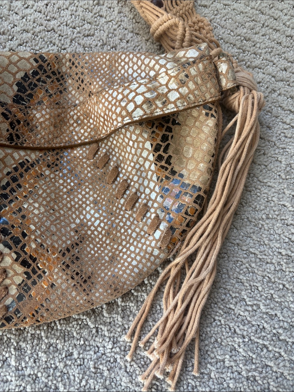 Free People Farrah Macrame Sling Bag - Picture 5 of 10